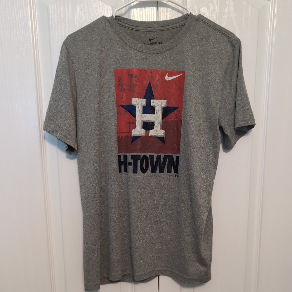 Nike Houston Astros Baseball Dri Fit Tee Shirt Men's Medium
